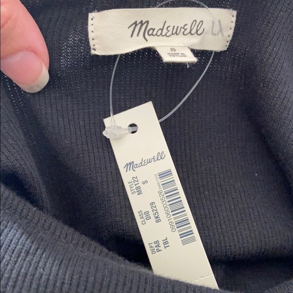 Madewell NWT Ribbed Square Next Thong Bodysuit - Picture 7 of 8